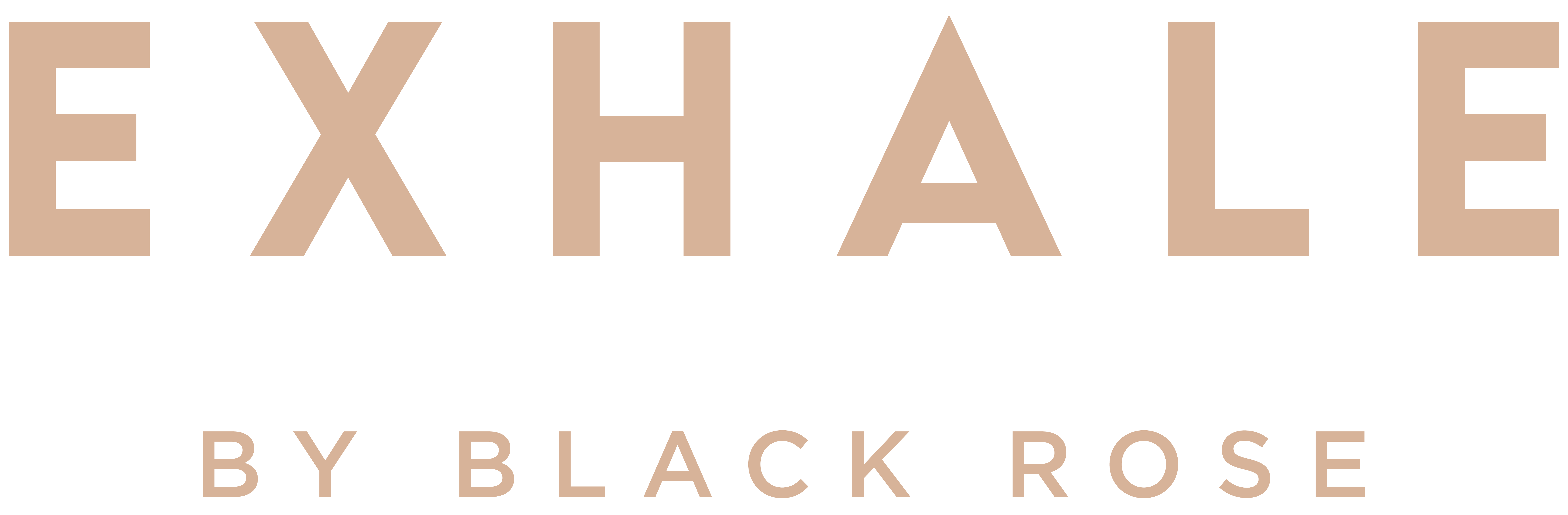 Exhale by Blackrose font logo